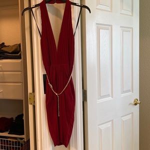 NWT Burgundy bebe dress.  Size Small.